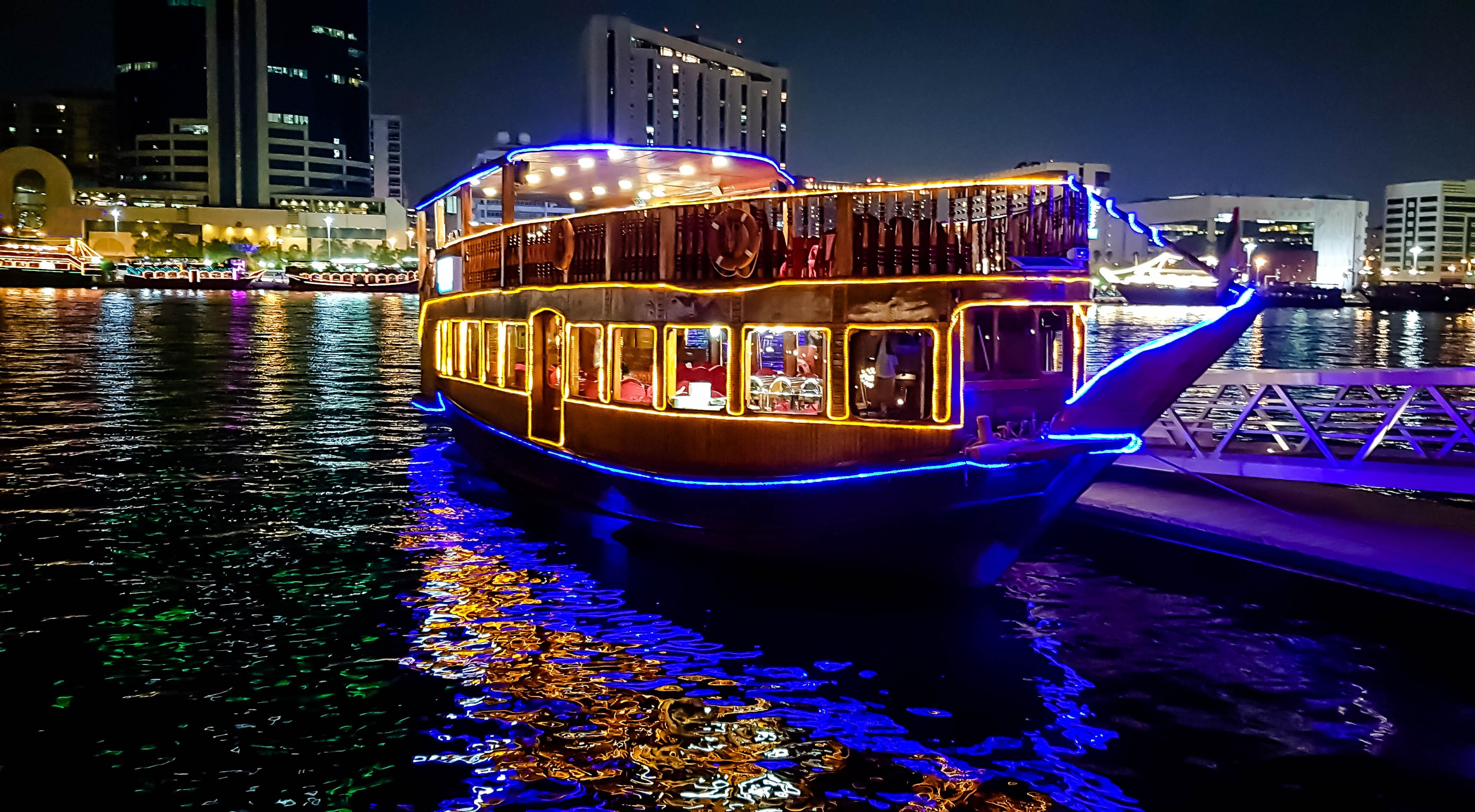 Dhow Cruise Trip At Dubai Creek With Dinner - Travel Fube